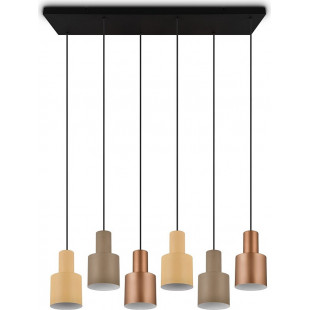 Lampa wisząca 6 punktów Trio Agudo | Nowoczesny Design