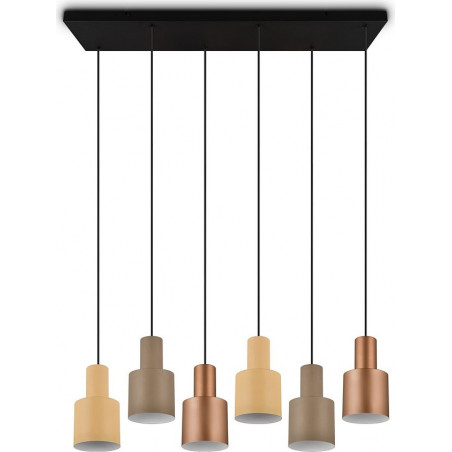 Lampa wisząca 6 punktów Trio Agudo | Nowoczesny Design