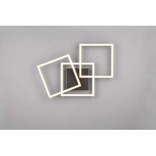 Plafon LED Trail czarny mat 52x52cm - Nowoczesne oświetlenie