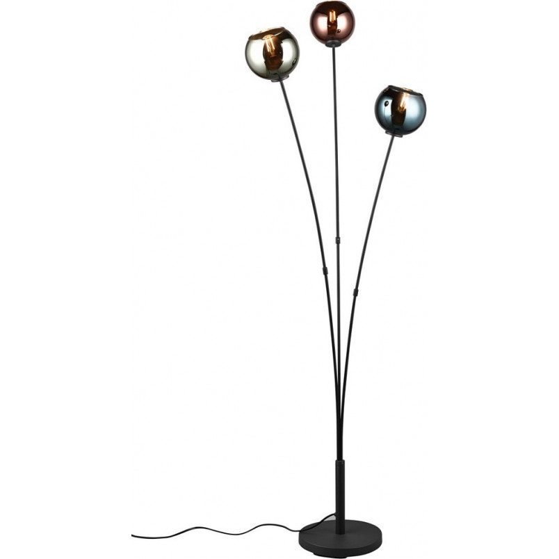 Lampa podłogowa Sheldon - 3 szklane kule | Reality