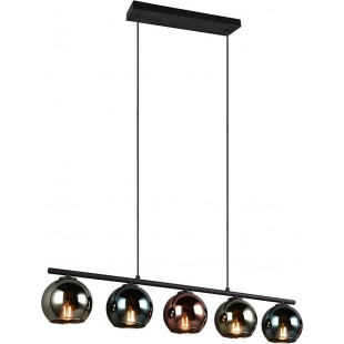 Lampa wisząca Sheldon | 3 szkło, kolorowa | Reality