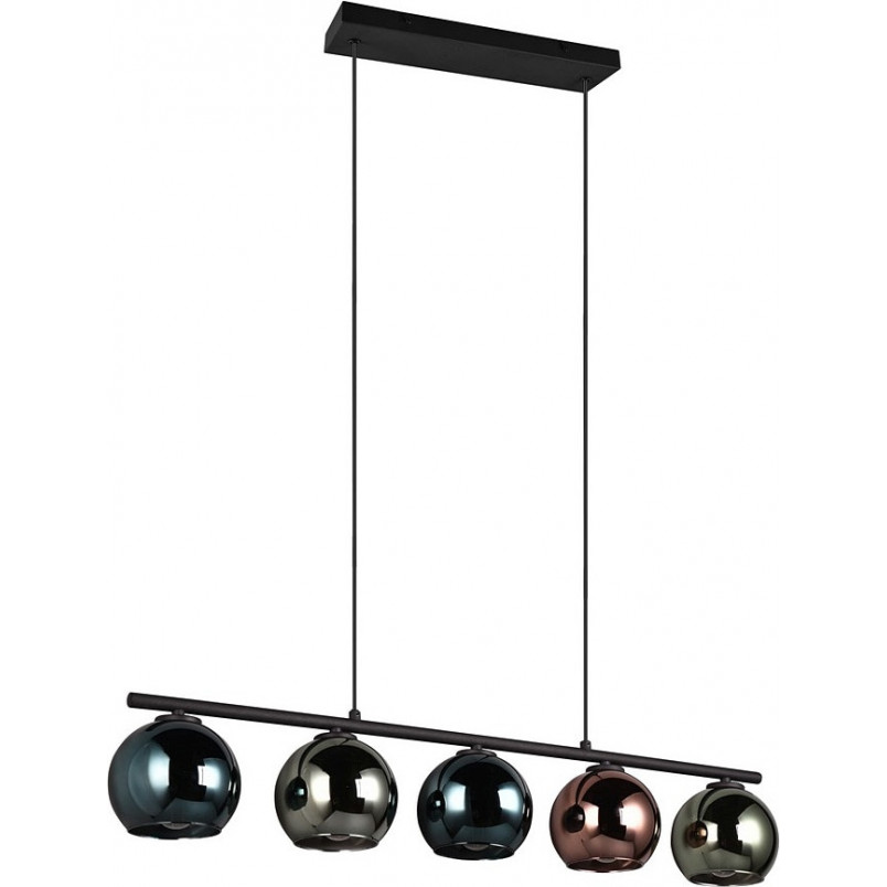 Lampa wisząca Sheldon | 3 szkło, kolorowa | Reality