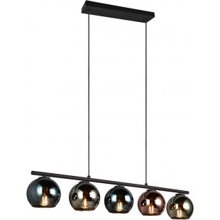 Lampa wisząca Sheldon | 3 szkło, kolorowa | Reality