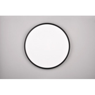 Plafon LED czarny Scott 50cm - Ściemniacz, Pilot | Reality