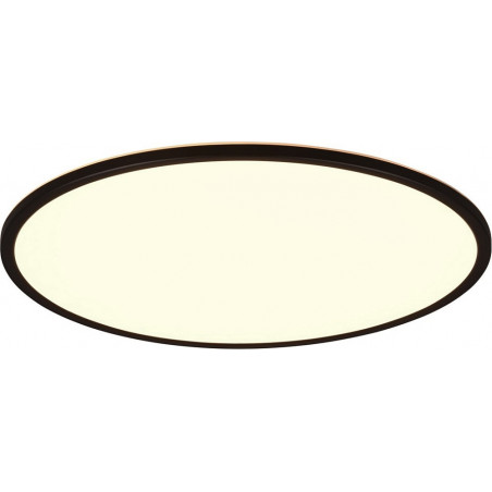 Plafon LED czarny Scott 50cm - Ściemniacz, Pilot | Reality
