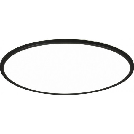 Plafon LED czarny Scott 50cm - Ściemniacz, Pilot | Reality