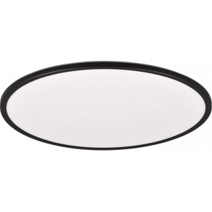 Plafon minimalistyczny ściemniany Scott LED 50cm czarny mat Reality
