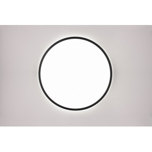 Plafon LED czarny Scott 50cm - Ściemniacz, Pilot | Reality
