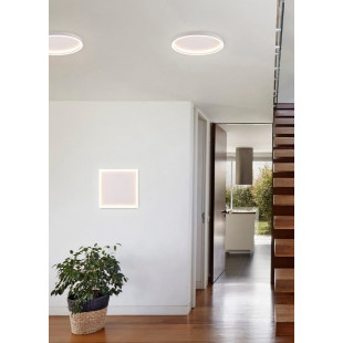 Plafon LED kwadratowy biały Rotonda 35x35 - Reality