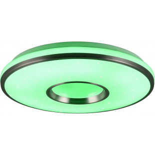 Plafon dekoracyjny ściemniany z pilotem Realta LED 39cm aluminium szczotkowane Reality