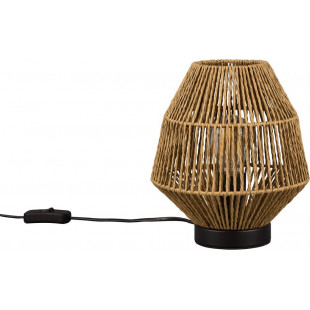 Lampka nocna Boho Miki | Brązowa, papierowa | Reality