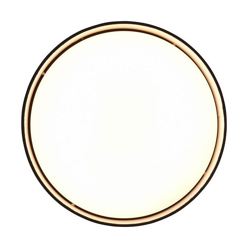 Plafon LED Locarno czarny - eleganckie oświetlenie Reality