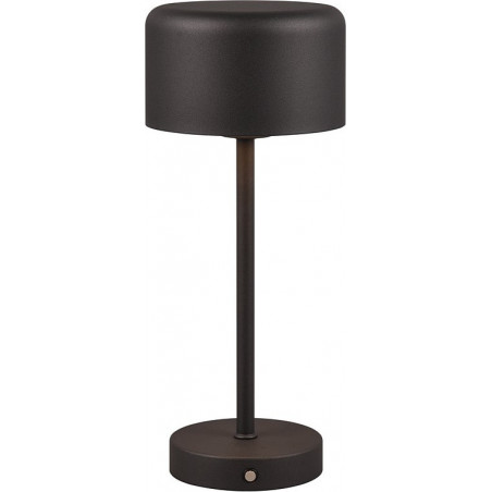 Lampa stołowa LED czarna Reality | Minimalistyczny design USB