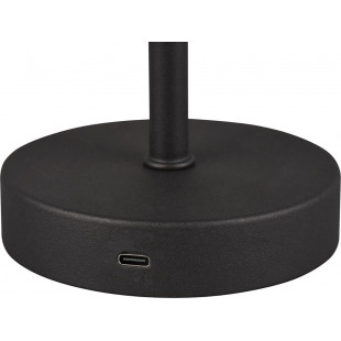 Lampa stołowa LED czarna Reality | Minimalistyczny design USB