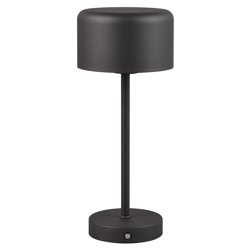 Lampa stołowa LED czarna Reality | Minimalistyczny design USB