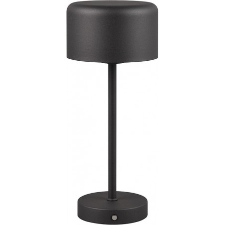 Lampa stołowa LED czarna Reality | Minimalistyczny design USB
