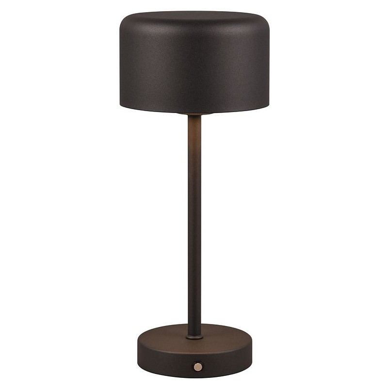 Lampa stołowa LED czarna Reality | Minimalistyczny design USB