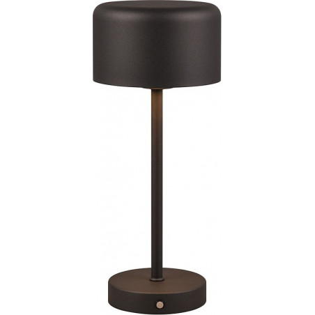 Lampa stołowa LED czarna Reality | Minimalistyczny design USB