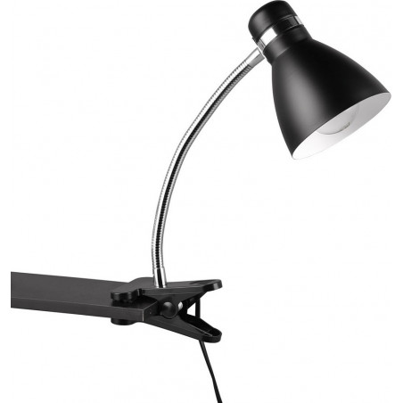 Lampa biurkowa z klipsem Harvey czarna | Reality