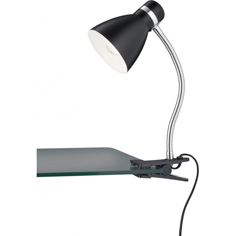 Lampa biurkowa z klipsem Harvey czarna | Reality