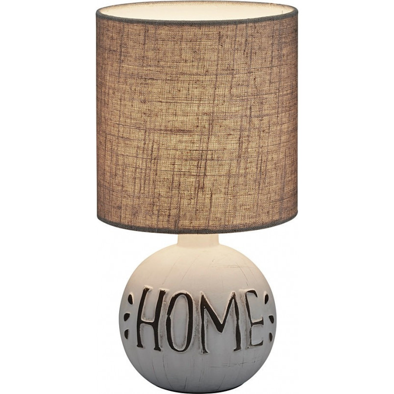 Lampa stołowa ceramiczna biała Reality Esna Home 31 - Stylowe oświetlenie
