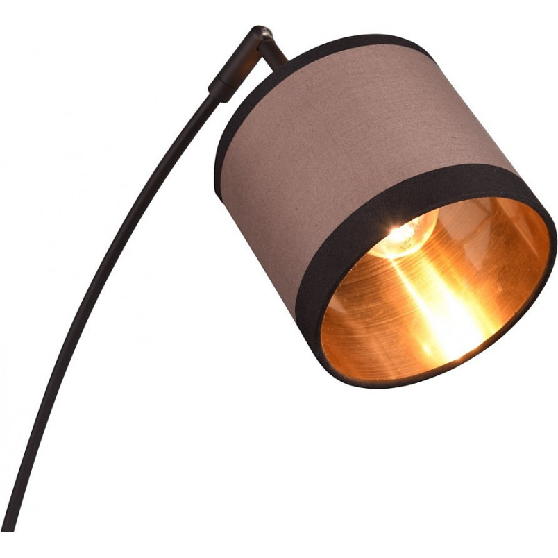 Lampa podłogowa 3 abażury Davos beżowo-brązowa | Reality