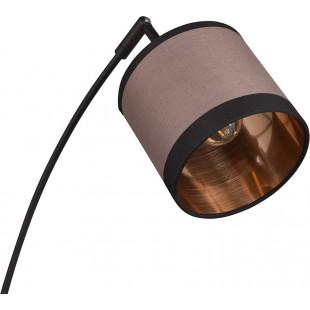 Lampa podłogowa 3 abażury Davos beżowo-brązowa | Reality