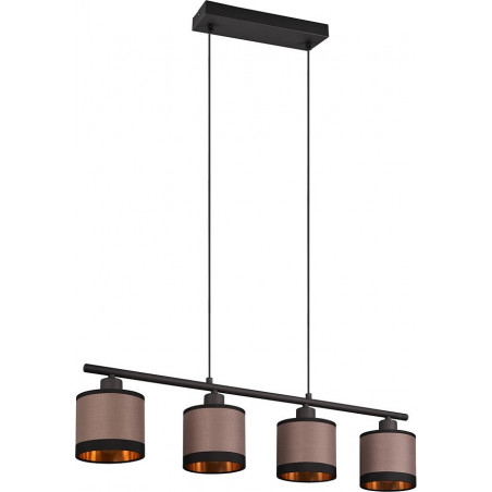 Lampa wisząca Davos beżowo-brązowa Reality | 75cm