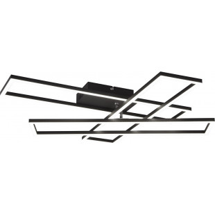 Plafon LED czarny z pilotem | Reality Corso - Nowoczesne oświetlenie