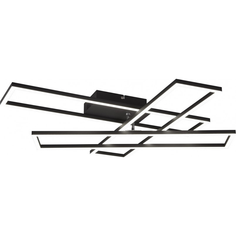 Plafon LED czarny z pilotem | Reality Corso - Nowoczesne oświetlenie