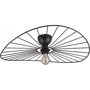 Plafon druciany "Kapelusz" Chapeau 60cm czarny - Reality