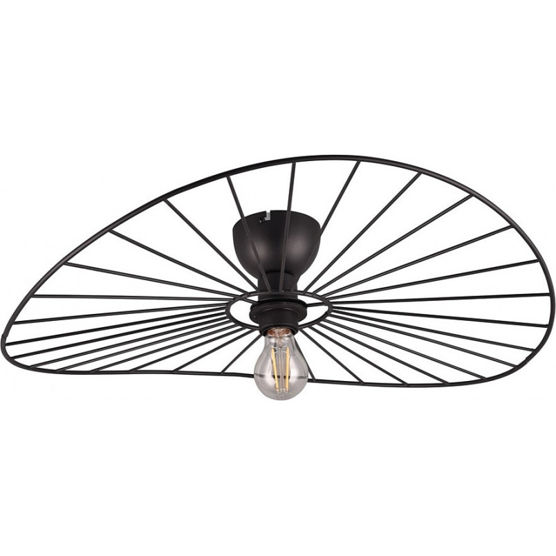 Plafon druciany "Kapelusz" Chapeau 60cm czarny - Reality