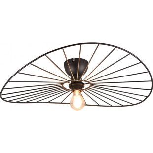 Plafon druciany "Kapelusz" Chapeau 60cm czarny - Reality