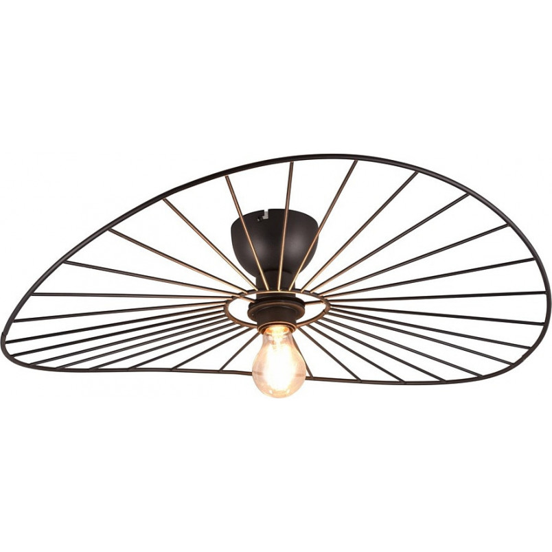 Plafon druciany "Kapelusz" Chapeau 60cm czarny - Reality