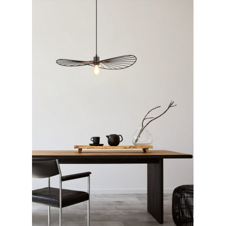 Lampa wisząca czarna 'Kapelusz' Reality - Nowoczesny design