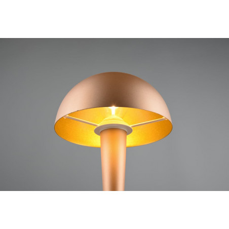 Lampa stołowa retro Canaria LED | Reality | Brązowa