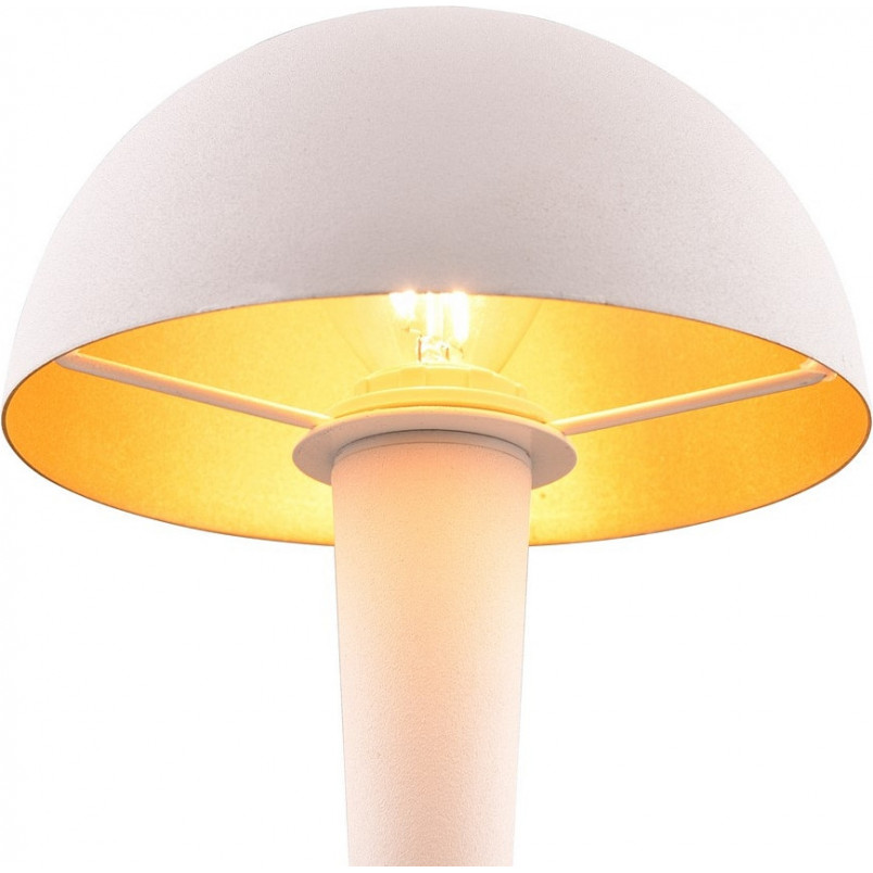 Lampa stołowa LED Retro Canaria biała | Reality