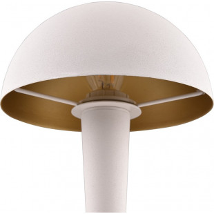Lampa stołowa LED Retro Canaria biała | Reality