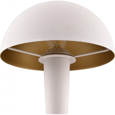 Lampa stołowa LED Retro Canaria biała | Reality