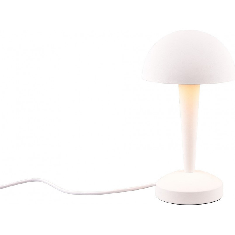 Lampa stołowa LED Retro Canaria biała | Reality