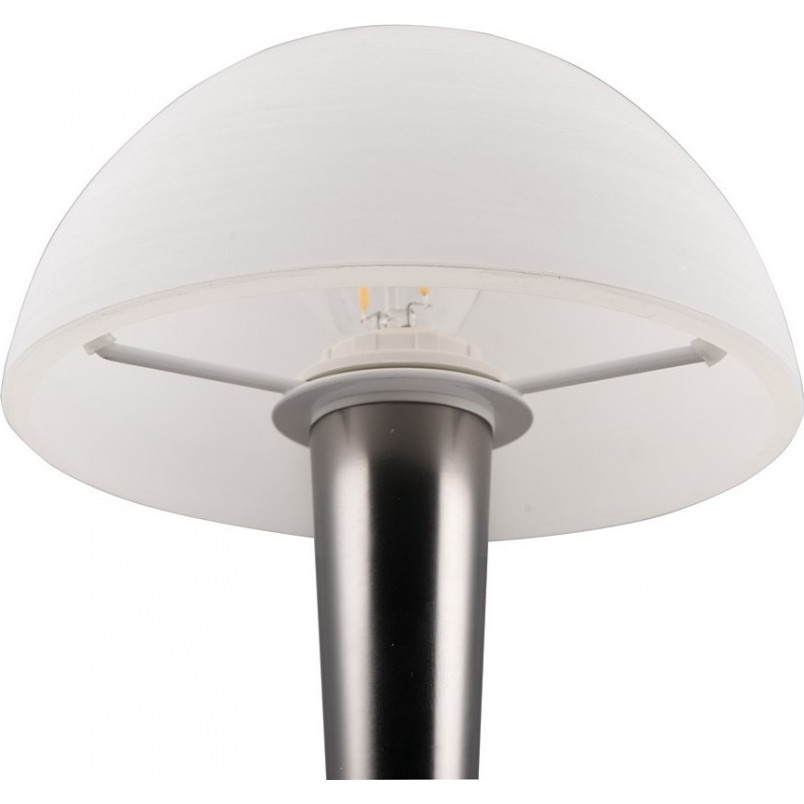 Lampa stołowa LED Retro Canaria | Biała/Czarna | Reality