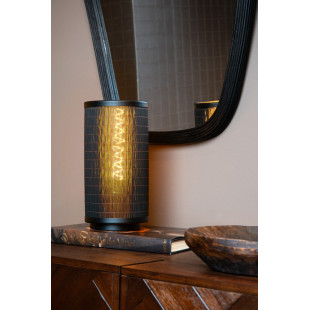 Lampa stołowa bambusowa boho Tagalog czarna Lucide
