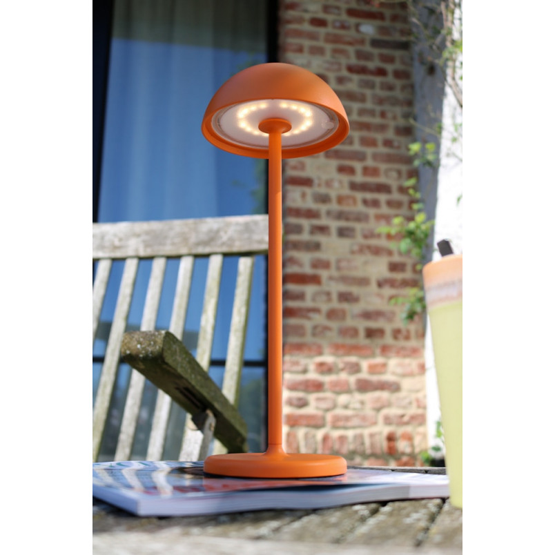 Lampa ogrodowa na stół Joy pomarańczowa Lucide