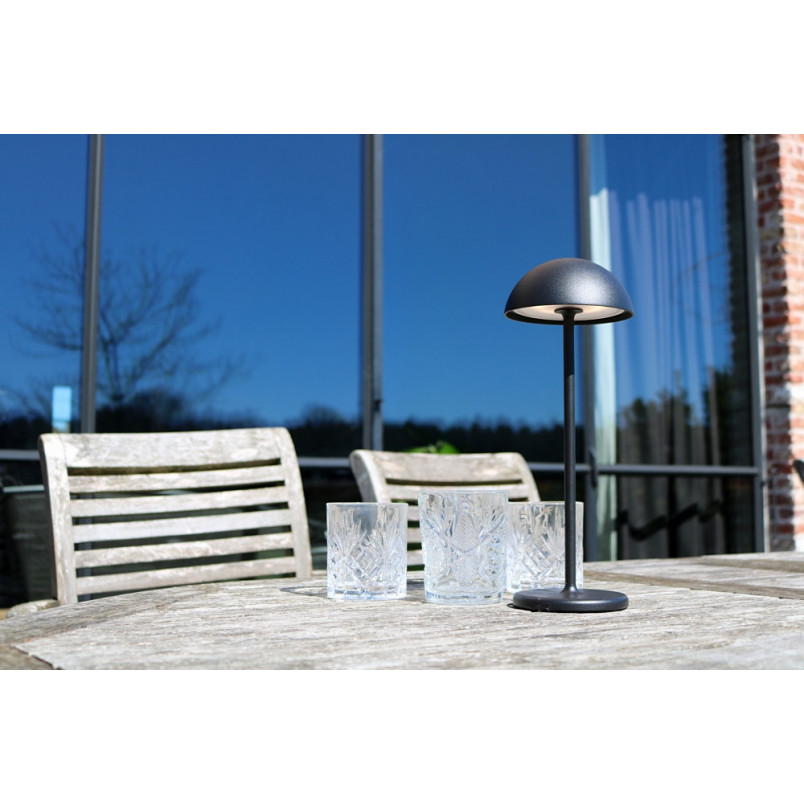 Lampa ogrodowa na stół Joy czarna Lucide