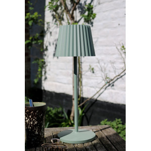 Lampa ogrodowa na stół Justine LED zielona Lucide