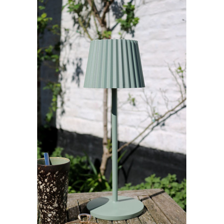 Lampa ogrodowa na stół Justine LED zielona Lucide