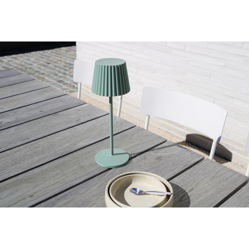 Lampa ogrodowa na stół Justine LED zielona Lucide