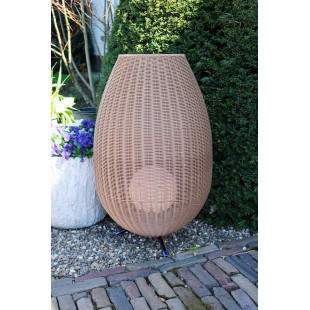Lampa ogrodowa boho Colin LED 79cm brązowa Lucide