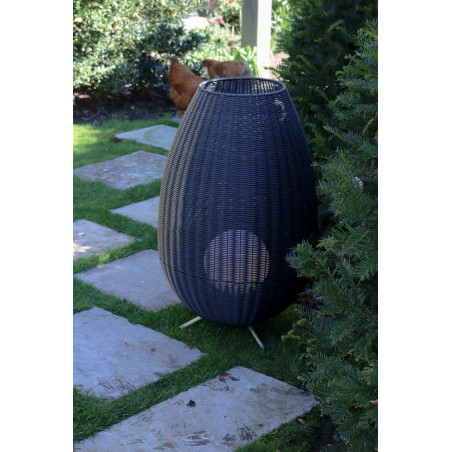 Lampa ogrodowa boho Colin LED 79cm czarna Lucide