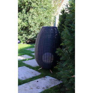 Lampa ogrodowa boho Colin LED 79cm czarna Lucide